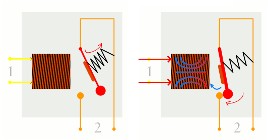 常開和常閉繼電器如何使用一個電路打開第二個電路，繼電器的工作電路圖？